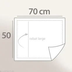 Linnea Taie d'oreiller 50x70 cm satin de coton CAYENNE beige ficelle* Taie D'Oreiller