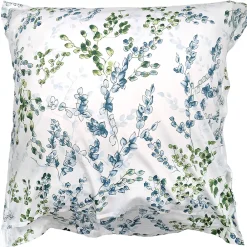Linnea Taie d'oreiller 65x65 cm satin de coton ANGÈLE vert tilleul* Taie D'Oreiller