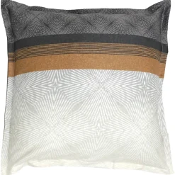 Linnea Taie d'oreiller 65x65 cm satin de coton TIAGO noir* Taie D'Oreiller