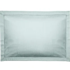 Linnea Taie d'oreiller 50x70 cm satin CONCERTO rayures vert Lichen* Taie D'Oreiller