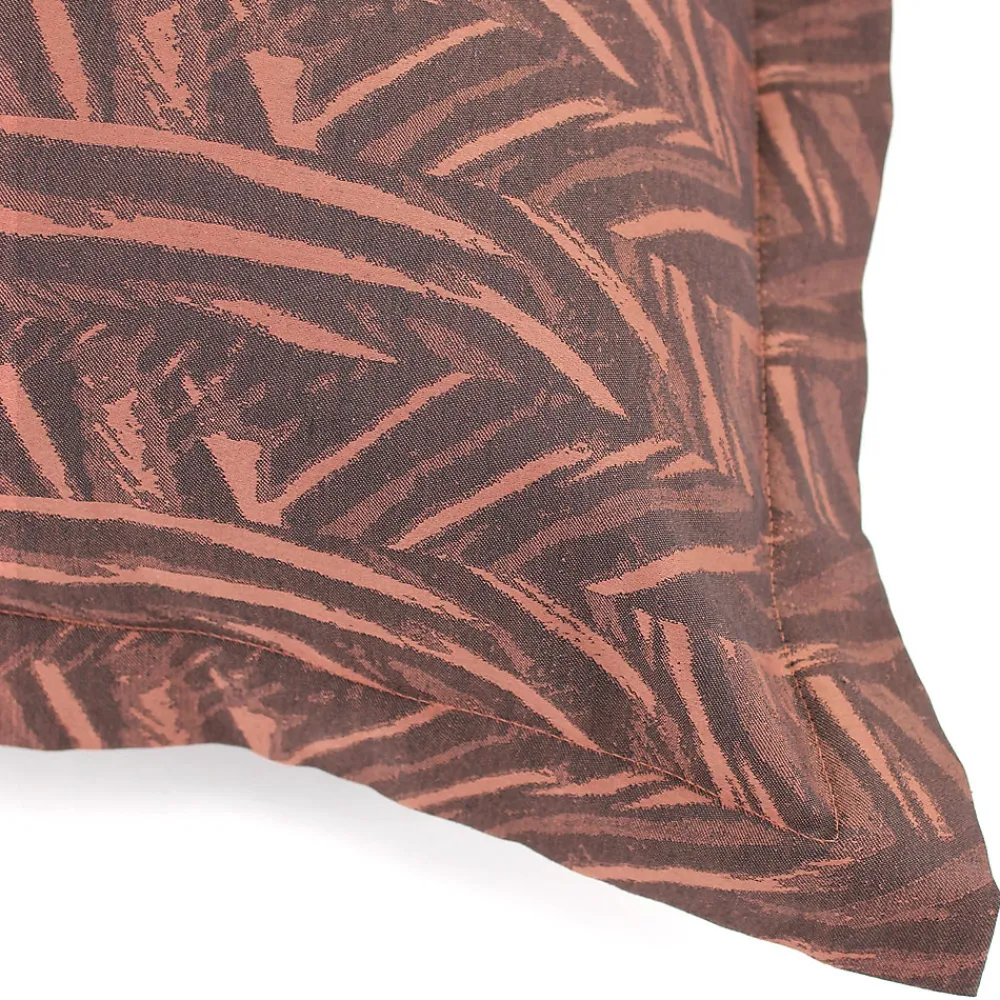 Taie d'oreiller 65x65 cm Satin de coton OPERA Marron foncé>Linnea New