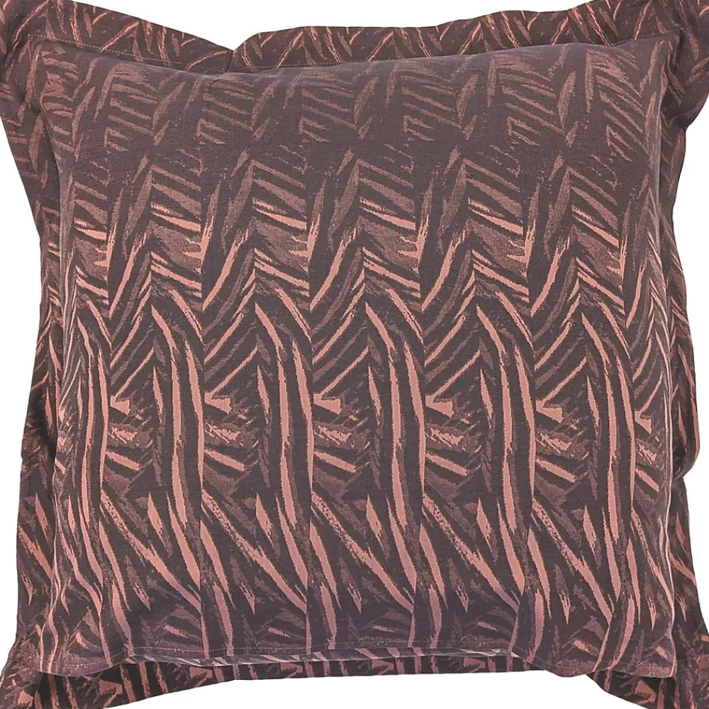 Taie d'oreiller 65x65 cm Satin de coton OPERA Marron foncé>Linnea New