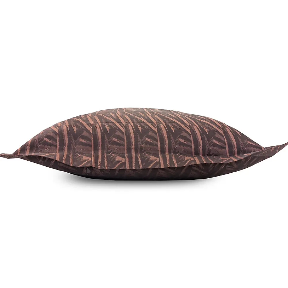 Taie d'oreiller 65x65 cm Satin de coton OPERA Marron foncé>Linnea New