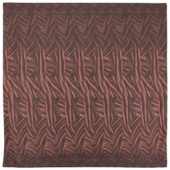 Taie d'oreiller 65x65 cm Satin de coton OPERA Marron foncé><noscript><img data-lazyloaded=
