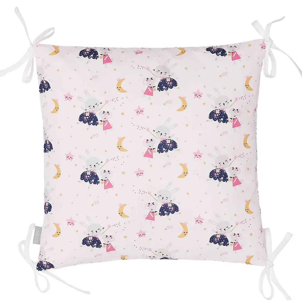 Sevira Kids Taies de coussin pour tour de lit modulable FAIRY FLORE* Taie D'Oreiller