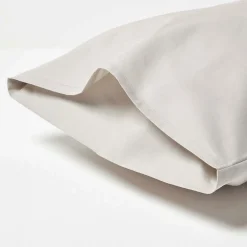 Taies d'oreiller enfant gris 100% coton égyptien 200 fils, 40x60 cm, lot de 2 ->Homescapes Clearance