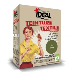 Teinture textile vintage kaki Idéal 350g>Ideal Online