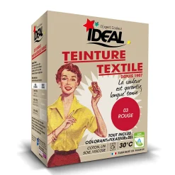 Ideal Teinture textile vintage rouge Idéal 350g* Entretien Du Textile