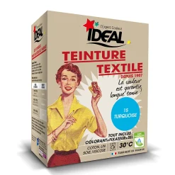 Ideal Teinture textile vintage turquoise Idéal 350g* Entretien Du Textile