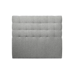 Tete de lit Capitonnée Bouclette - A poser au sol><noscript><img width=