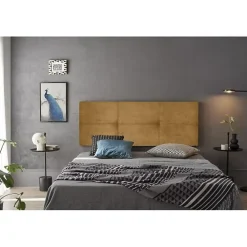 Eccox TETE DE LIT DALIA TISSU MAGNOLIA Jaune 190* Tête De Lit