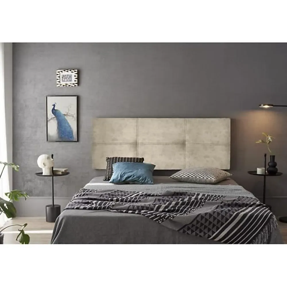 TETE DE LIT DALIA TISSU MAGNOLIA Beige 115>Eccox Discount