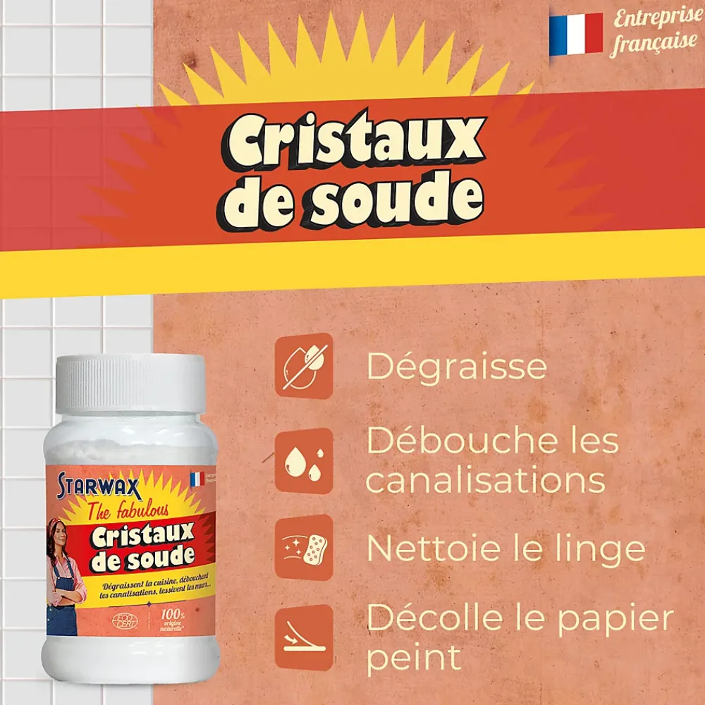Starwax Fabulous The fabulous Cristaux de soude 480 gr* Critaux De Soude