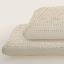 The White Stone Lot de 4 Oreillers en Mousse à Mémoire de Forme 40 x 70 cm, Hauteur 11 cm* Oreiller Mémoire De Forme