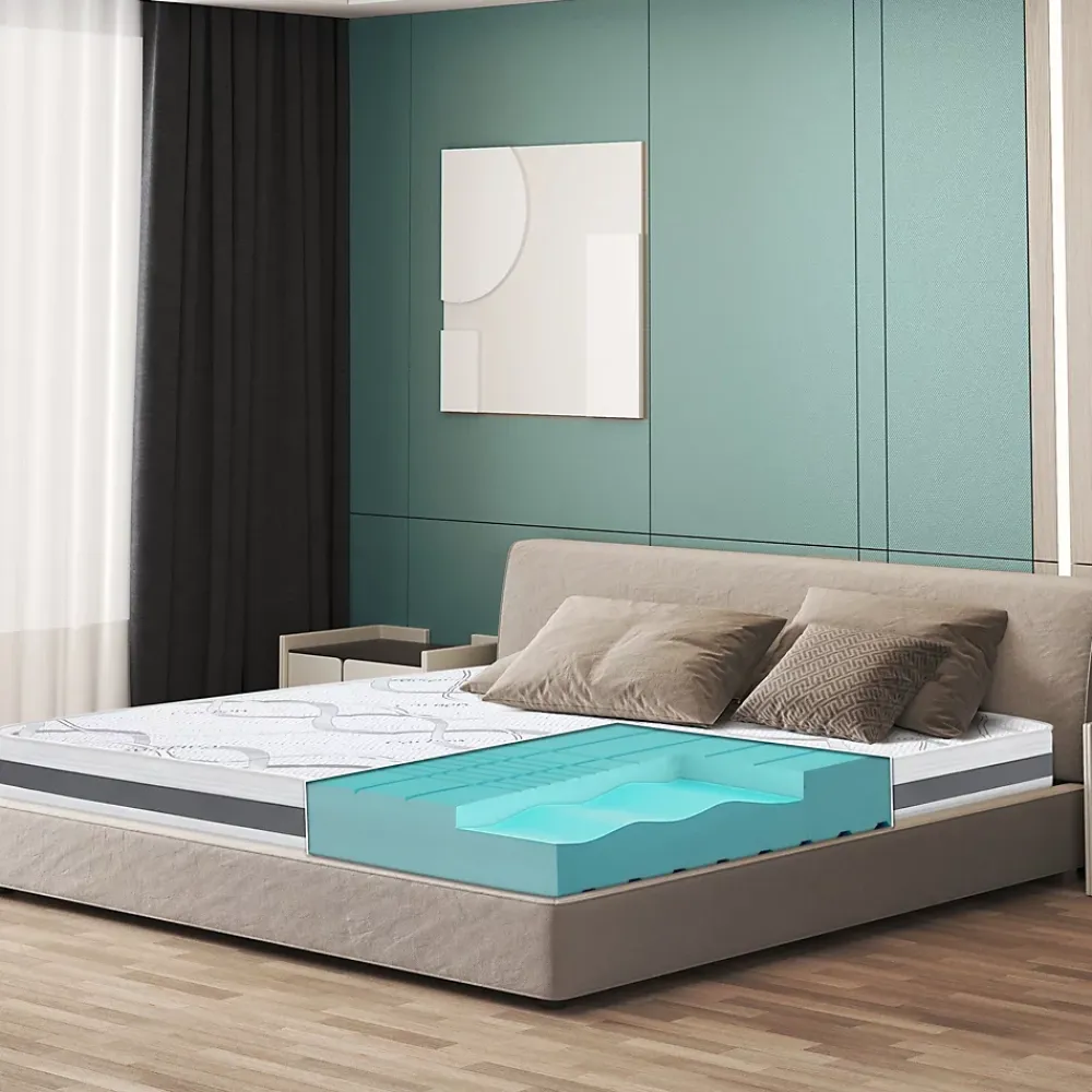The White Stone Matelas Orthopédique 70x220 cm Fermeté Moyenne* Matelas