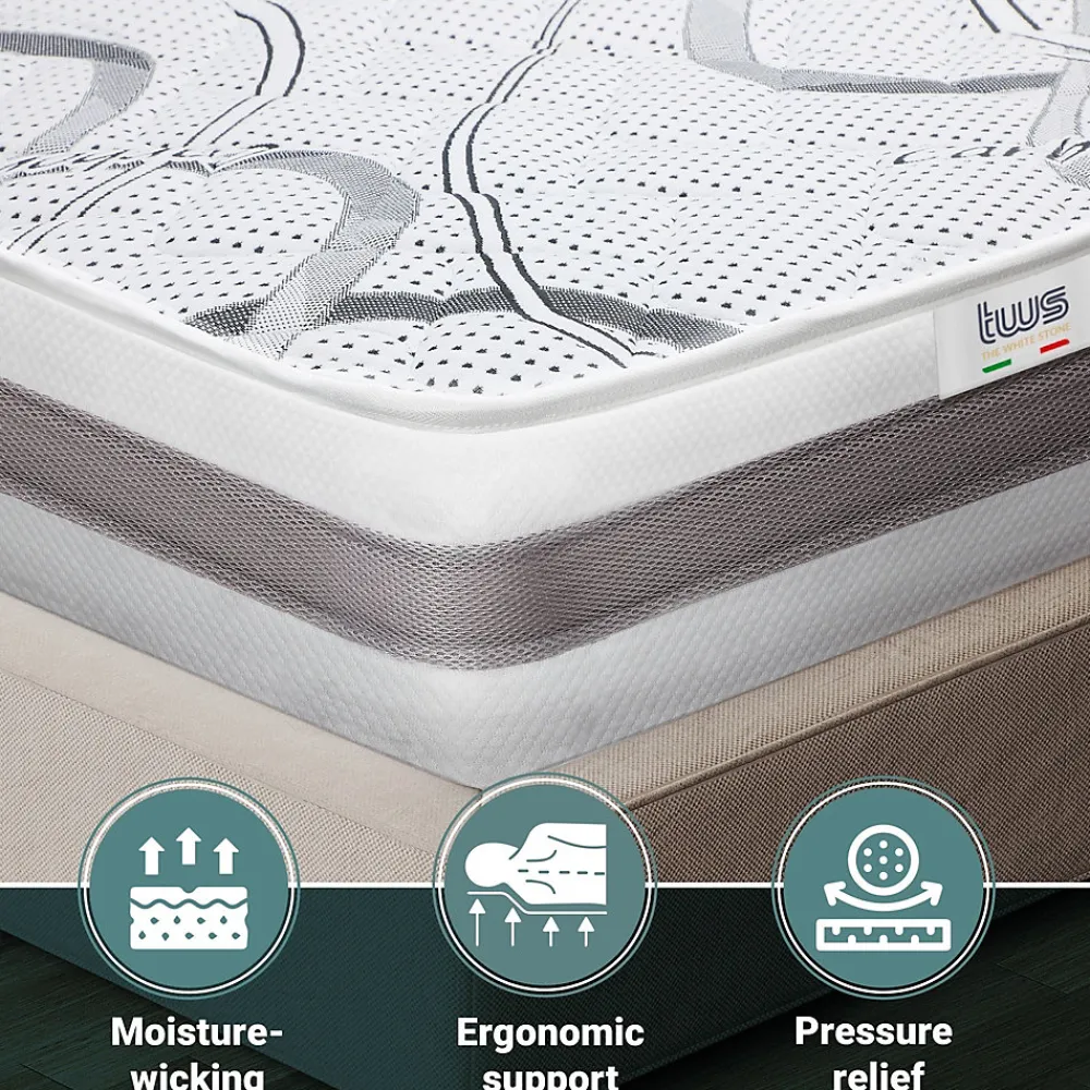 Matelas Orthopédique 100x190 cm Fermeté Moyenne>The White Stone Best