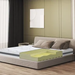 The White Stone Matelas Orthopédique 95x210 cm Fermeté Moyenne* Matelas
