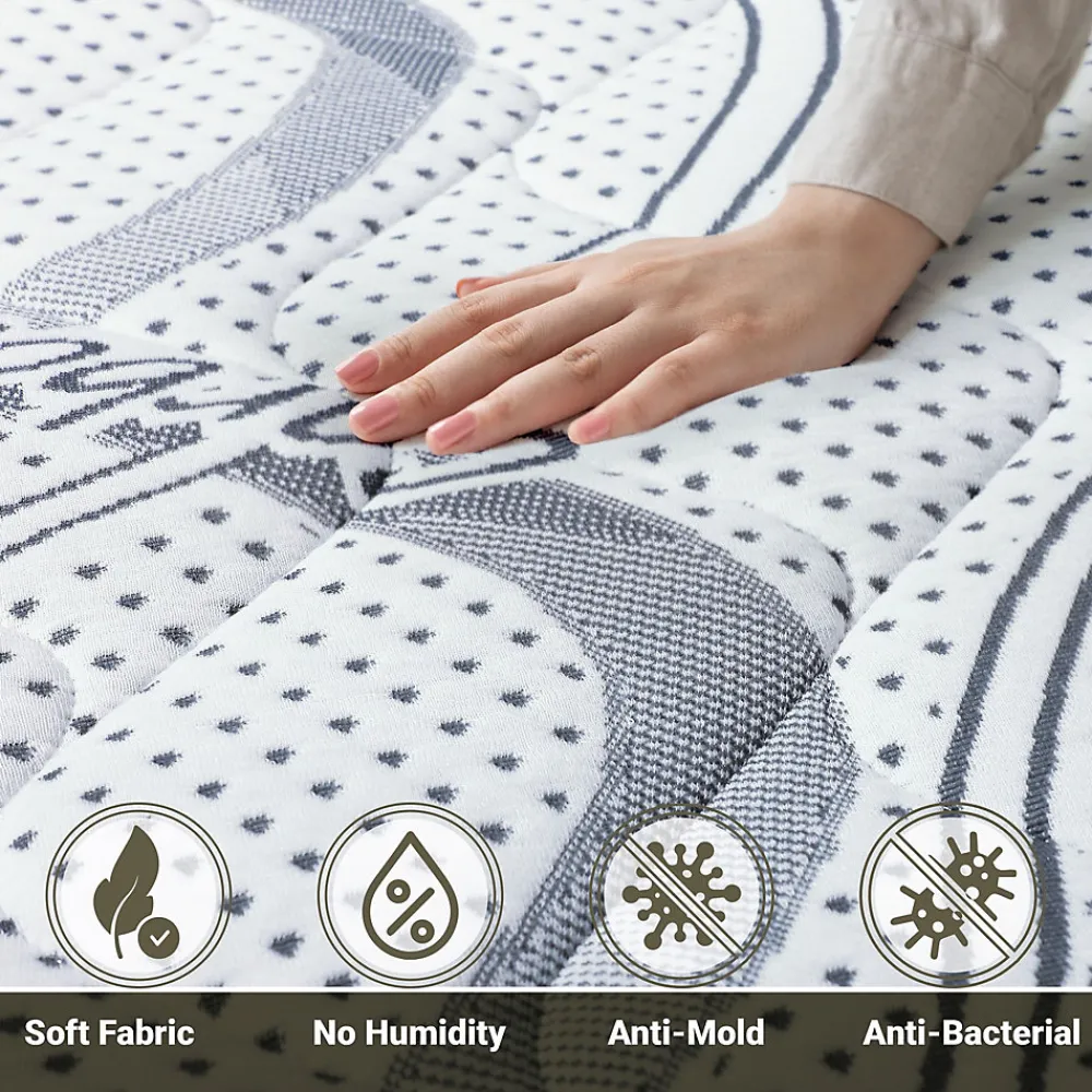 The White Stone Matelas Orthopédique 95x210 cm Fermeté Moyenne* Matelas