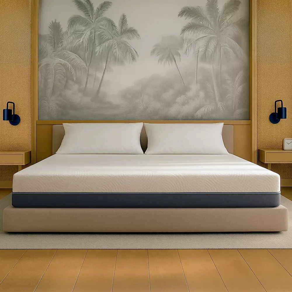 The White Stone Matelas 140x190 Memory Foam et Mousse Haut 22 cm* Matelas