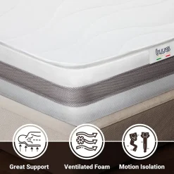 Matelas 200x220 cm en Mousse Antibactérien><noscript><img width=