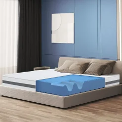 The White Stone Matelas 90x220 cm en Mousse Antibactérien* Matelas