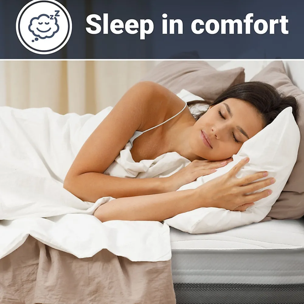 Matelas 140x220 cm en Mousse Antibactérien>The White Stone Hot