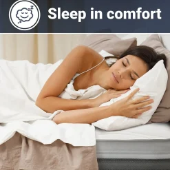 Matelas 90x200 cm en Mousse Antibactérien><noscript><img width=