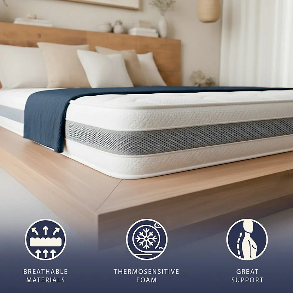 Matelas 140x190 Waterfoam Thermosensible>The White Stone Discount