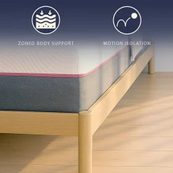 Matelas 90x190 en Mousse à Mémoire Breeze et Ressorts Ensachés, Hauteur 30 cm><noscript><img width=