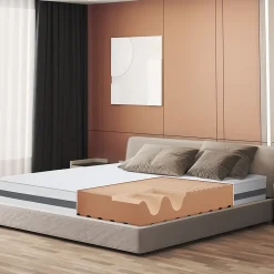 The White Stone Matelas 150x195 cm en Mousse Antibactérien* Matelas