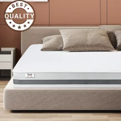 The White Stone Matelas 115x175 cm en Mousse Antibactérien* Matelas
