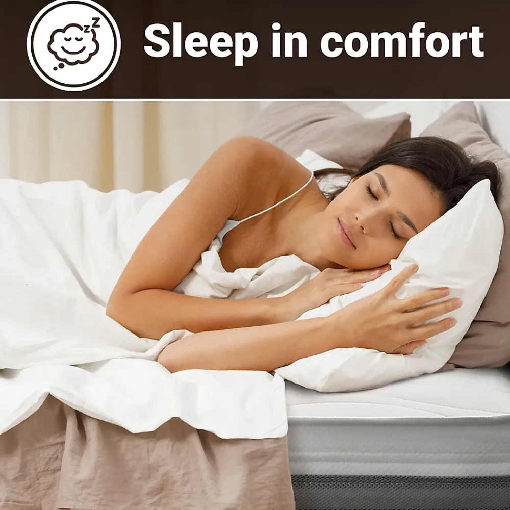 The White Stone Matelas 115x175 cm en Mousse Antibactérien* Matelas