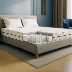 The White Stone Matelas 160x200 à Ressorts Ensachés et Mousse, 24 cm* Matelas