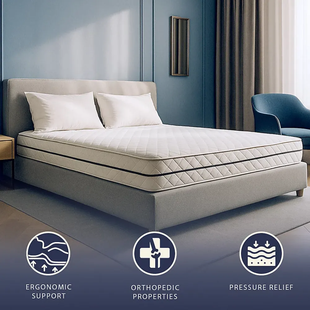 The White Stone Matelas 160x200 à Ressorts Ensachés et Mousse, 24 cm* Matelas