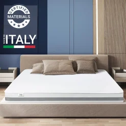 The White Stone Matelas 90x180 cm en Mousse Antibactérien* Matelas