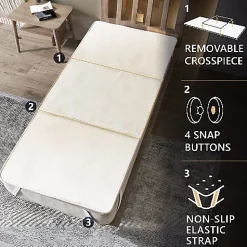 Protège-matelas 80x200 Imperméable avec Alèse Amovible><noscript><img width=