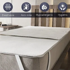 Protège-matelas 80x200 Imperméable avec Alèse Amovible><noscript><img width=