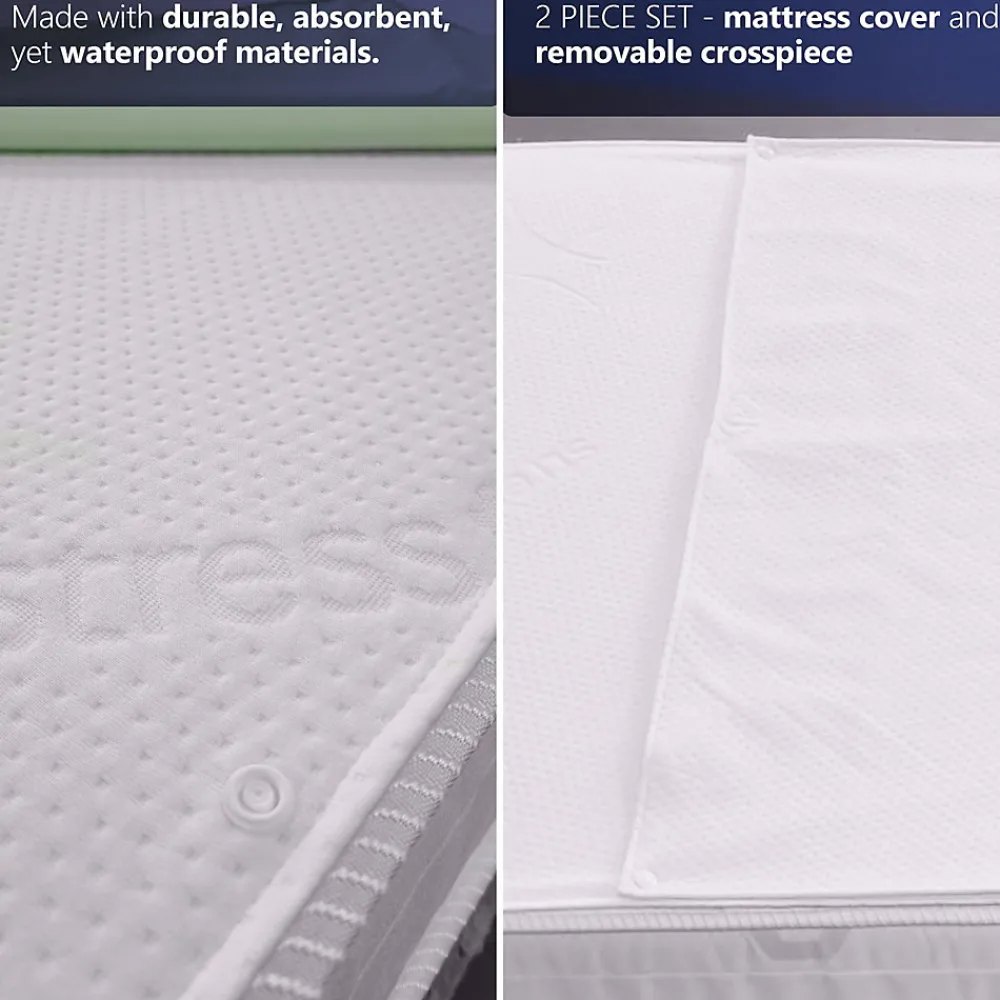 Protège-matelas 80x200 Imperméable avec Alèse Amovible>The White Stone Online