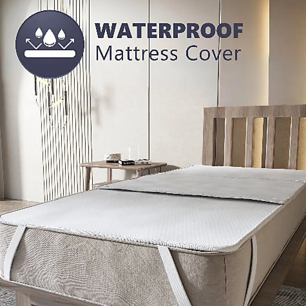 The White Stone Set de 3 Alèses 90x75 cm Imperméables et Réutilisables* Protège Matelas