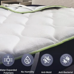 The White Stone Surmatelas Rafraîchissant avec Élastiques 165x195* Surmatelas