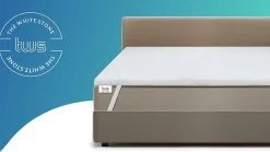 The White Stone Surmatelas en mousse à mémoire de forme 80 x 180 cm* Surmatelas