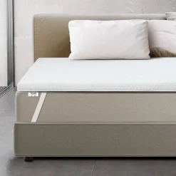 Surmatelas en mousse à mémoire de forme 110 x 180 cm>The White Stone New