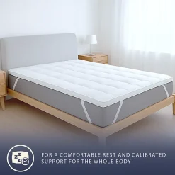 The White Stone Surmatelas 90x190 cm en ouate de 800 g* Surmatelas