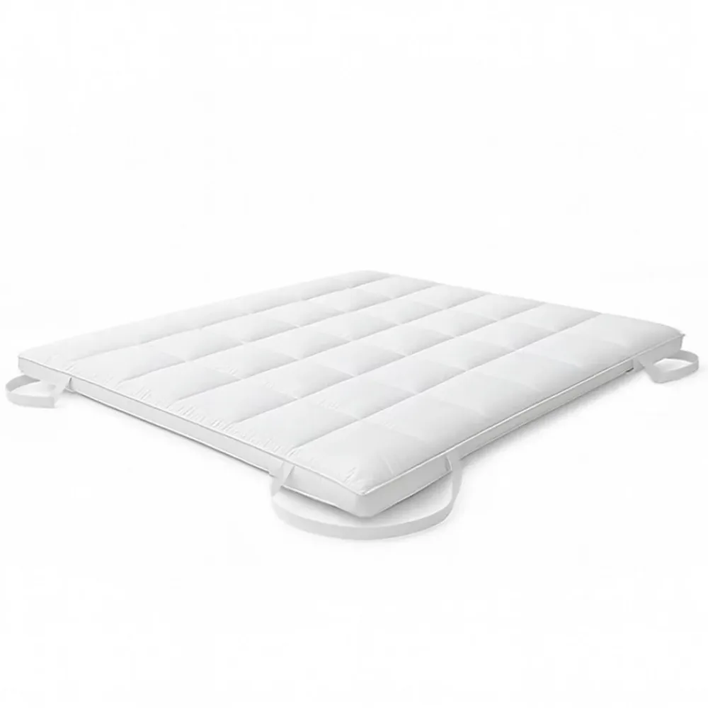 The White Stone Surmatelas 90x200 cm en ouate de 500 g* Surmatelas