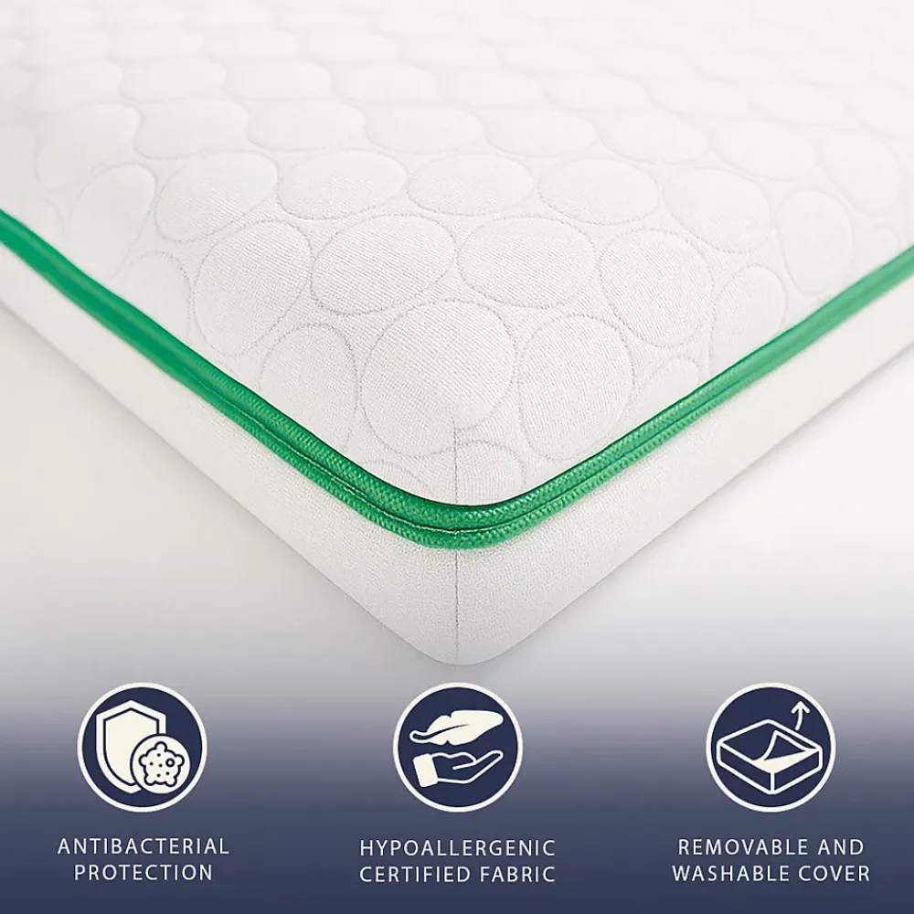 The White Stone Surmatelas 160x200 en Memory Foam Breeze à 9 Zones* Surmatelas