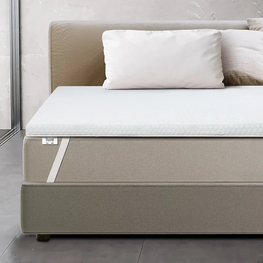 The White Stone Surmatelas en mousse à mémoire de forme 80 x 240 cm* Surmatelas