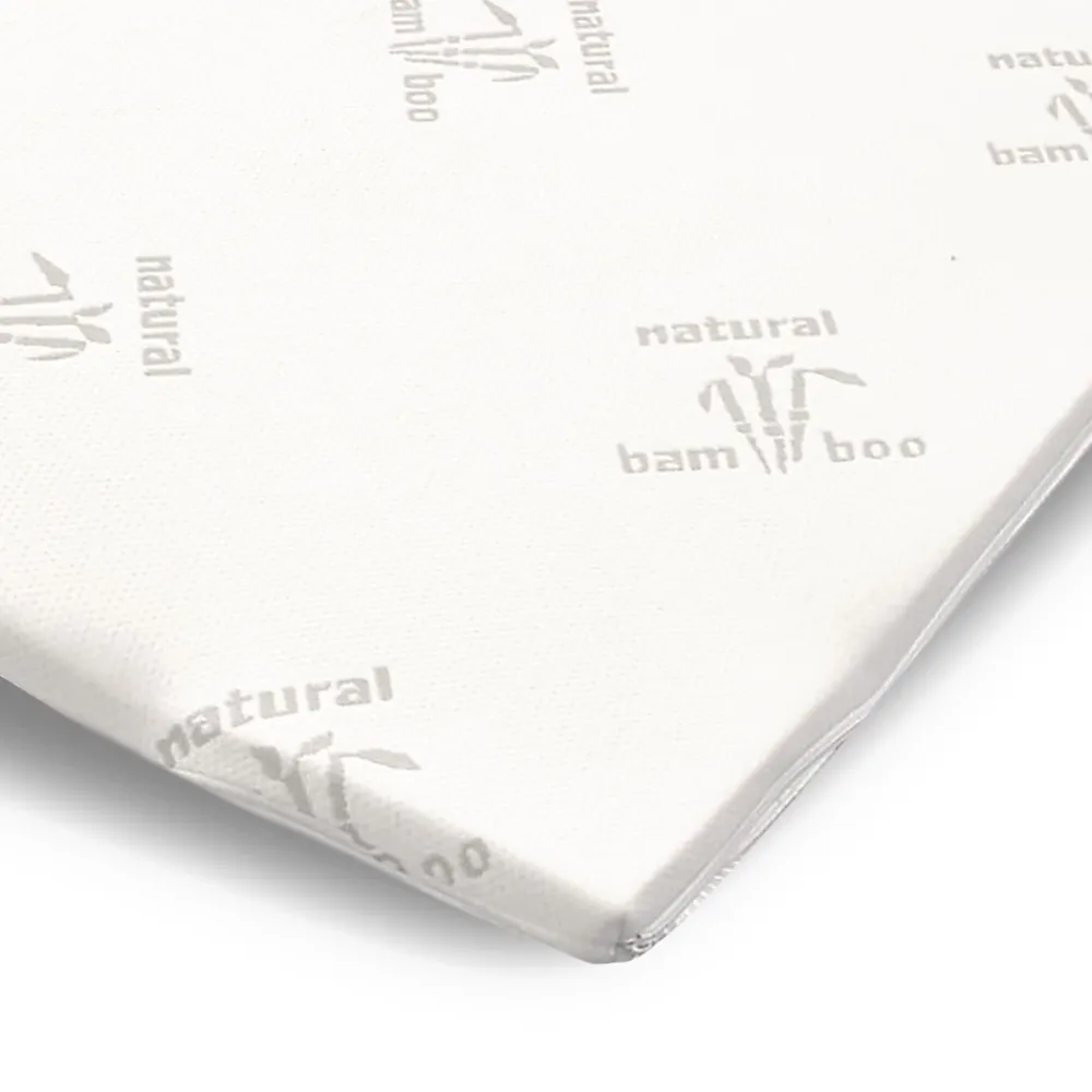 The White Stone Surmatelas 130x200 cm en Latex Naturel, Déhoussable 5 cm* Surmatelas