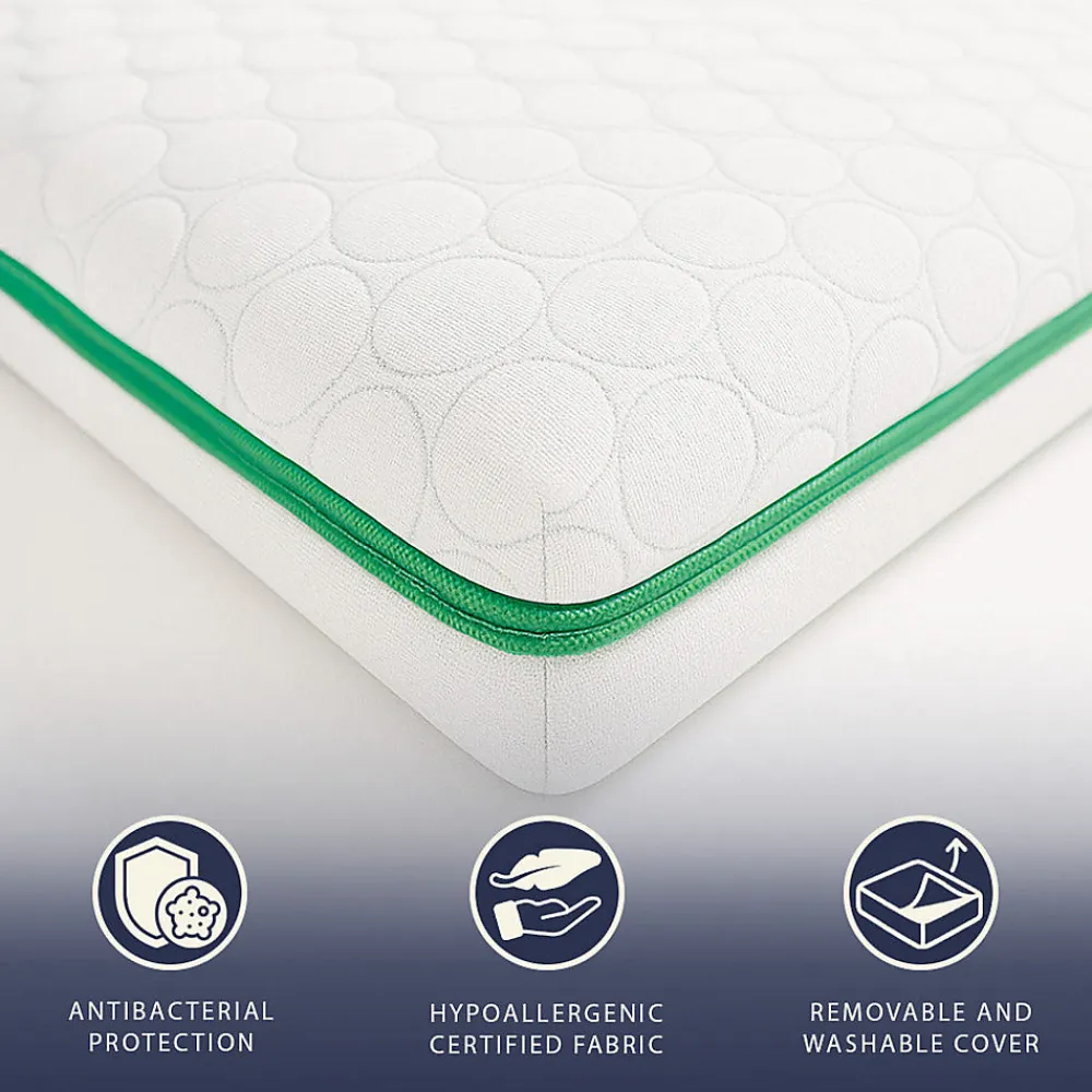 Surmatelas 80x190 en Memory Foam Breeze à 9 Zones>The White Stone Online