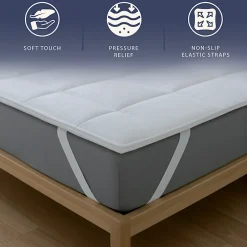 The White Stone Surmatelas 140x190 cm en ouate de 500 g* Surmatelas