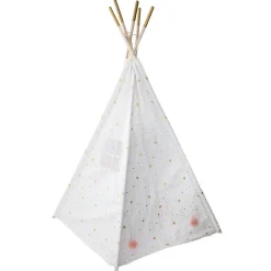 Atmosphera Créateur D'Intérieur Tipi enfant blanc & doré - Atmosphera*Enfant Lit Enfant